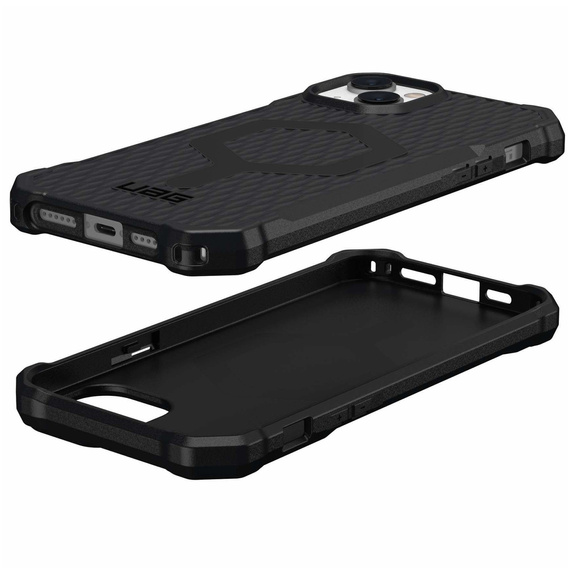 Urban Armor Gear Telefontok a iPhone 14 Plus, Essential Armor MagSafe, fekete