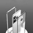 Tok az Realme GT 6 / 6T, Frame Case, ezüst