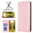 Pattintható tok a Xiaomi Redmi Note 13 5G, Wallet, BINFEN COLOR, rózsaszín