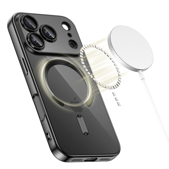 Mágneses tok lencsevédelemmel iPhone 17 Pro Max készülékhez