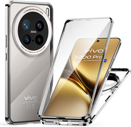 Tok Vivo X200 Pro 5G, Magnetic Dual Glass, ezüst