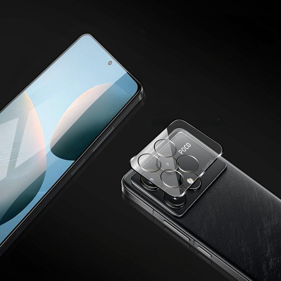 Edzett kameraüveg Xiaomi Poco F6 Pro, átlátszó