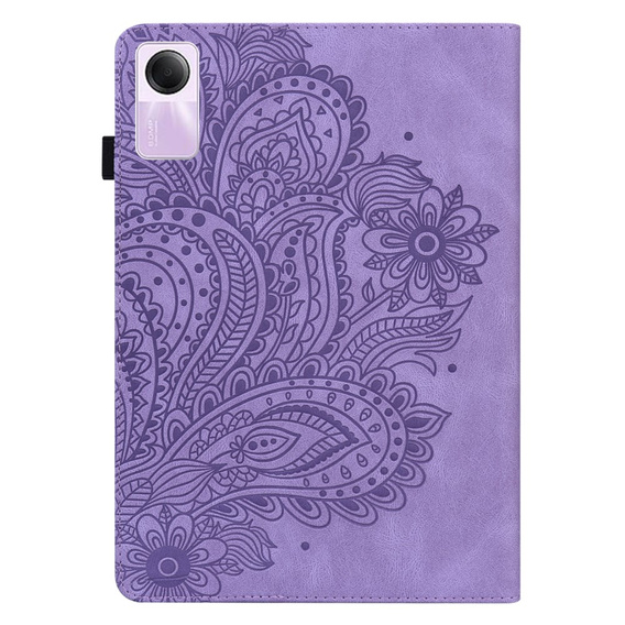 Pattintható tok Xiaomi Redmi Pad SE 11", flower, lila