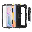 Páncélozott tok Samsung Galaxy Tab S6 Lite 2020 P610/P615 / S6 Lite 2022 10.4 iPad Pro 12.9 1, védő 360, hely a tollnak, kék