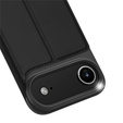 Dux Ducis tok iPhone Air, Skin Pro, pánttal, kártyafoglalattal, fekete