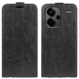 Pattintható tok a Xiaomi Redmi Note 13 Pro+, Flip, fekete