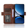 Pattintható tok a Xiaomi Poco X7 Pro 5G, Card Slot, barna