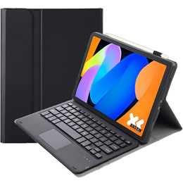 Bluetooth Touchpad billentyűzet tok Lenovo Idea Tab 11" 2025 TB336FU TB336ZU TB336ZU, fekete