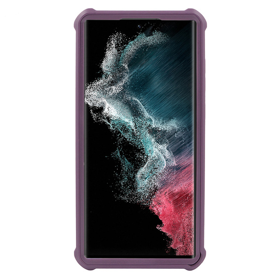 Páncélozott tok a Samsung Galaxy S22 Ultra, Dexnor Full Body, lila