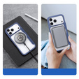 Dux Ducis tok iPhone 17 Pro-hoz, Skin X Pro, pánttal, MagSafe-hoz, tengerészkék