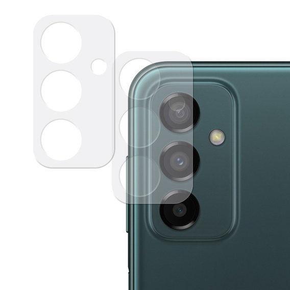 2x ERBORD edzett üveg a kamera számára, hogy Samsung Galaxy M23 / M13