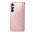 Pattintható tok a Samsung Galaxy M15 5G, Mandala, rózsaszín