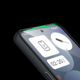 Telefontok a Nothing Phone 3A Pro, Fusion Hybrid, átlátszó / fekete