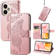 Pattintható tok a Honor 400 5G, Butterfly, rózsaszín rose gold