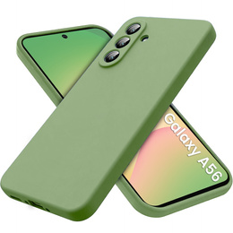 Telefontok a Samsung Galaxy A56 5G, Silicone Lite, zöld