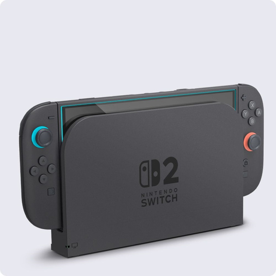 Spigen Glas.tR EZ Fit Edzett Üveg 2-Pack Nintendo Switch 2-höz – Átlátszó