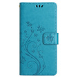 Pattintható tok a Xiaomi Redmi Note 13 Pro+, Butterfly, kék