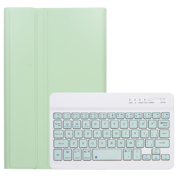 Tok + billentyűzet Samsung Galaxy Tab A7 Lite 8.7 T220 / 225, világoszöld