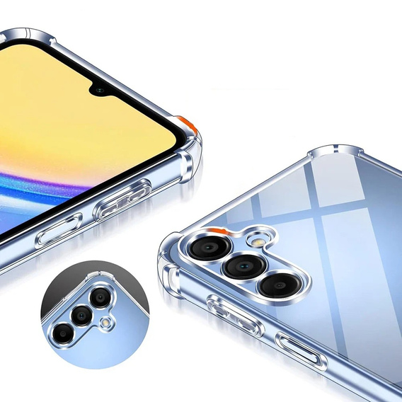 Telefontok a Samsung Galaxy A16, Dropproof, átlátszó