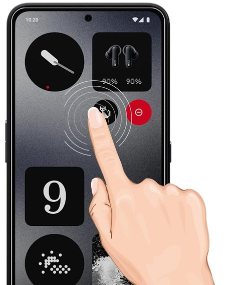 Edzett üveg 9H a Nothing CMF Phone 1