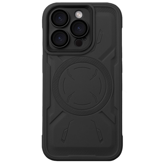 Tok iPhone 15 Pro Max, ERBORD Armor Mag, fekete