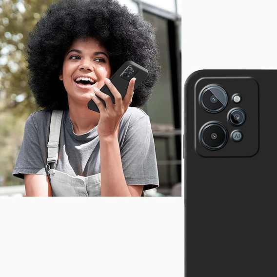 Telefontok a Realme C31, Silicone Lite, fekete