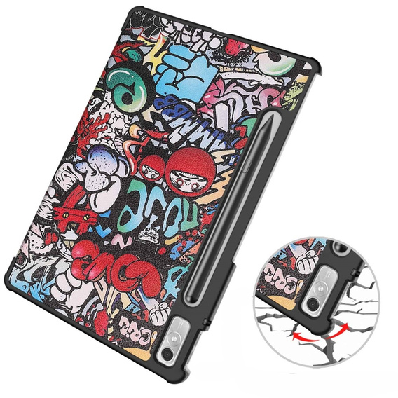 Tok Lenovo Tab P11 Pro Gen 2 TB132FU TB132XU 11.2", pánttal, graffiti