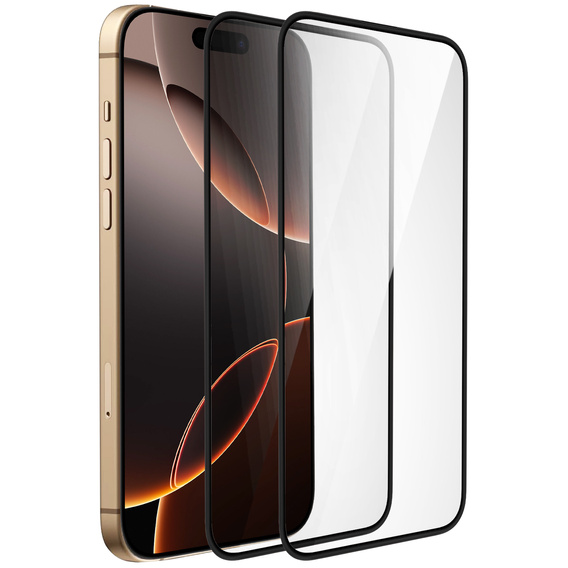 2x kerámia ERBORD hibrid üveg a iPhone 17 Pro/17/16 Pro