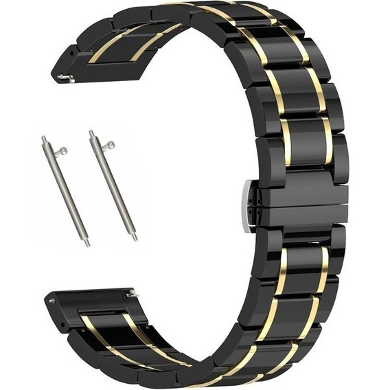 Bransoleta uniwersalna z teleskopem 22mm, Black/Gold