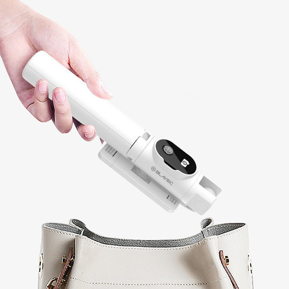 Szelfibot állvány funkcióval és Bluetooth távirányítóval, 6,5 cm és 9,5 cm közötti okostelefonokhoz