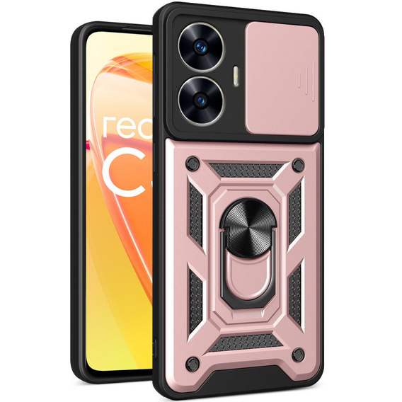 Telefontok a Realme C55, CamShield Slide, rózsaszín rose gold