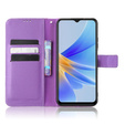 Pattintható tok a Oppo A17, Wallet Smart Magnet, lila