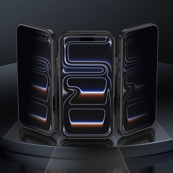 MagSafe-kompatibilis tok iPhone 17 Pro Max készülékhez, magánéletet védő üveggel