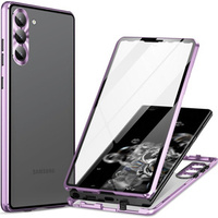 Tok Samsung Galaxy S23 Plus, Magnetic Dual Glass, lila