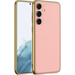 Telefontok a Samsung Galaxy S24, GKK Leather, rózsaszín