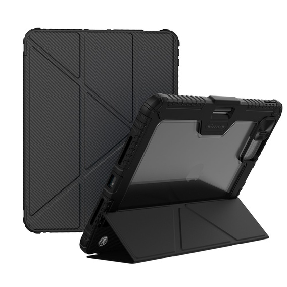Nillkin tok iPad Pro 11 2024, tolltartóval, fekete