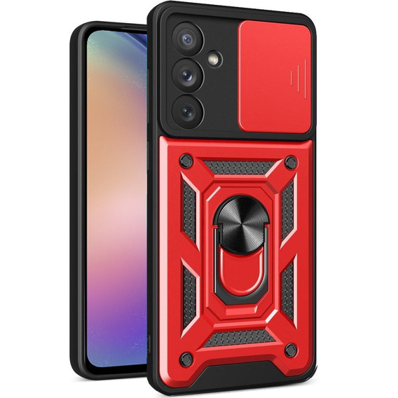 Telefontok a Samsung Galaxy A54 5G, CamShield Slide, piros