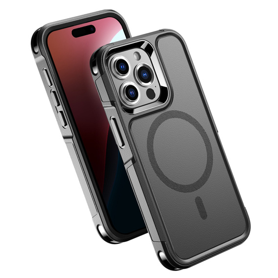Telefontok a iPhone 16 Pro, MagForce MagSafe, fekete