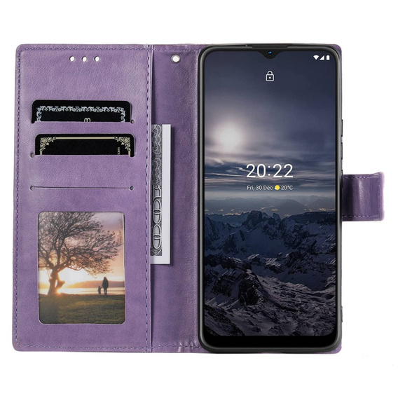 Pattintható tok a Nokia G11/ G21, Mandala, kék
