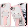 Tok Iphone 16E, Kickstand Matt Case, MagSafe, rózsaszín