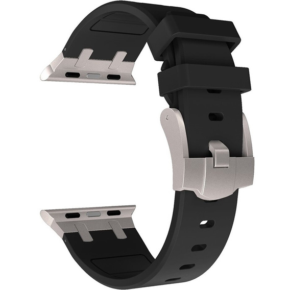 Szilikon szíj az Apple Watch 1/2/3/4/4/5/6/7/8/9/10/SE/Ultra/Ultra 2 42/44/45/49MM órához