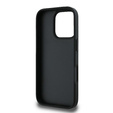 Karl Lagerfeld kemény tok Monogram Karl & Choupette fejcsapos tok iPhone 16 Pro-hoz