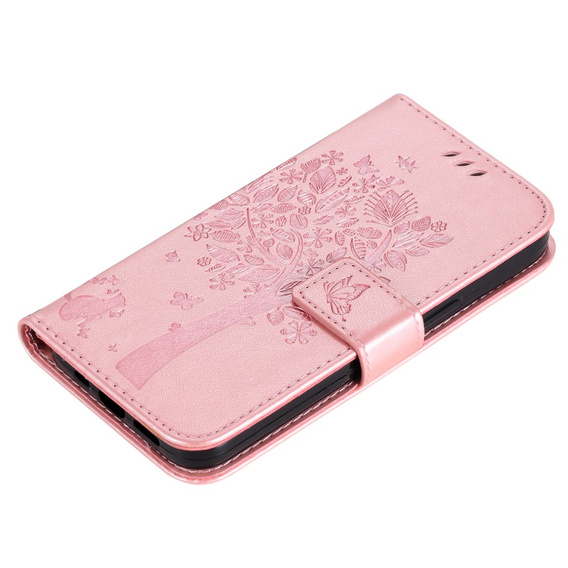 Pattintható tok Xiaomi 13T / 13T Pro, fa, rózsaszín rose gold