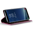 CASEME flip tok Samsung Galaxy S8, Waxy Textured, piros