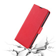Pattintható tok a Oppo A57s, Wallet Thin Magnet, piros