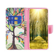 Pattintható tok a Samsung Galaxy M34, Wallet, tree of life, fehér