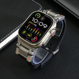 ERBORD ProTech szíj Apple Watch 1/2/3/4/4/5/6/7/8/9/SE/Ultra/Ultra 2 42/44/45/49MM, fekete