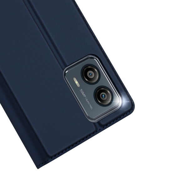 Dux Ducis Telefontok a Motorola Moto G53, Skinpro, sötétkék