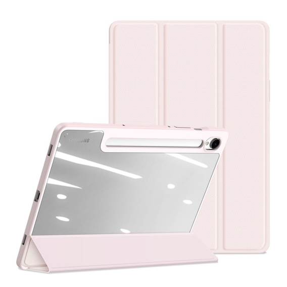 Tok Samsung Galaxy Tab S10 Lite / S10 FE / S9 FE, Dux Ducis TOBY, rózsaszín