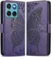 Pattintható tok a Motorola Edge 60 / 60 Fusion, Butterfly, lila